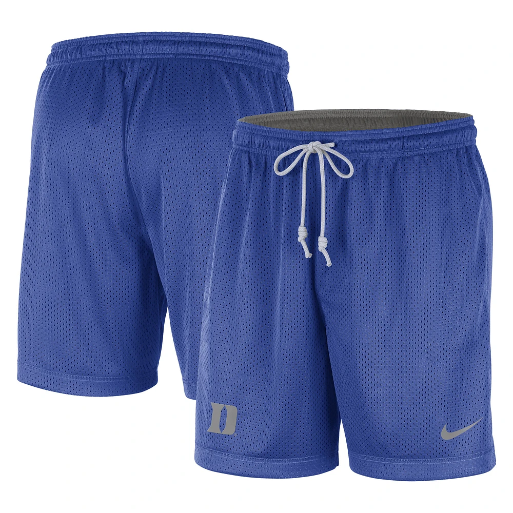 Men's Nike Royal/Gray Duke Blue Devils Reversible Performance Shorts