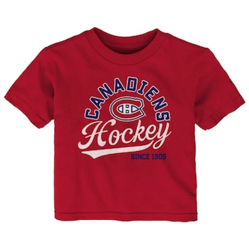 Infant Red Montreal Canadiens Take the Lead - T-Shirt