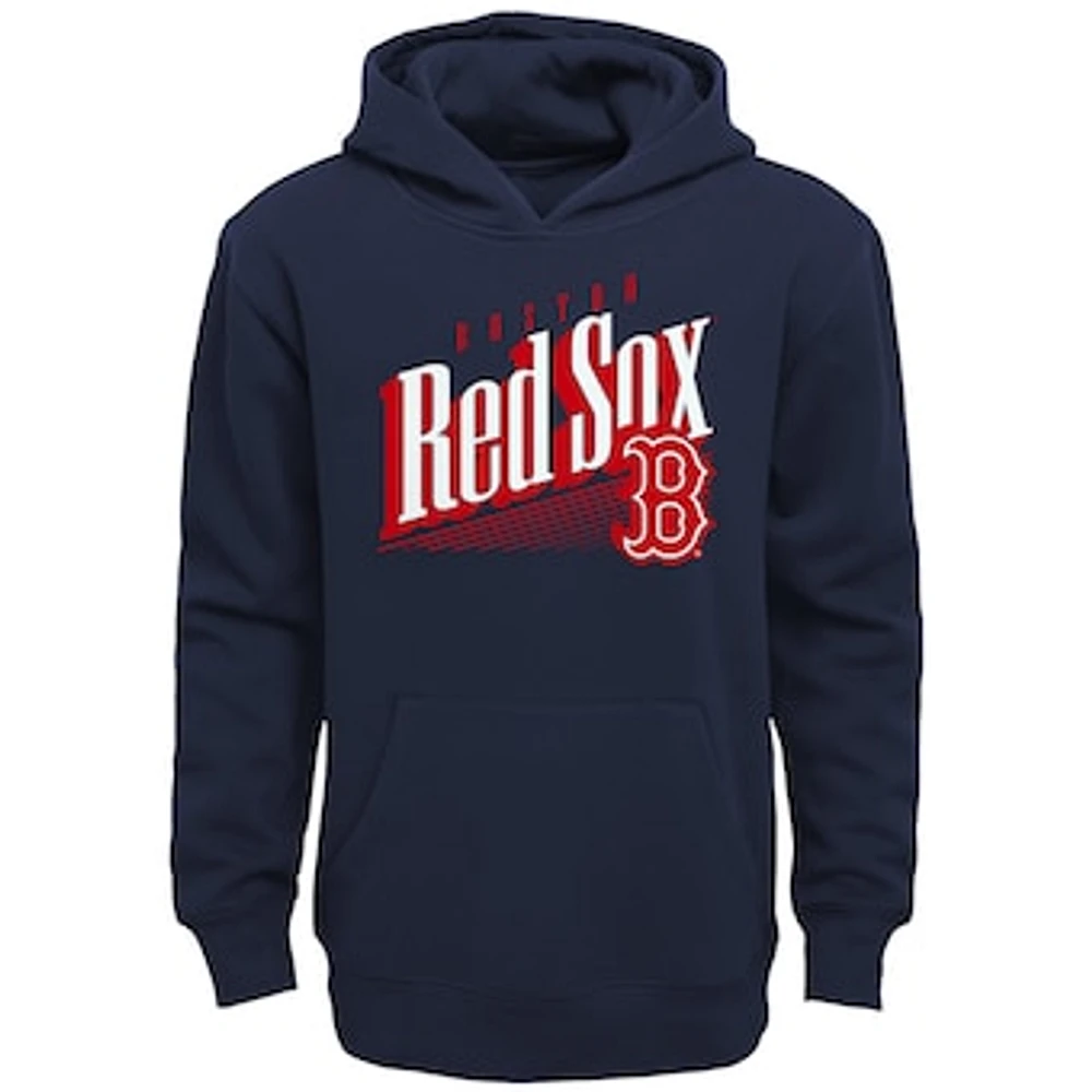 Youth Navy Boston Red Sox Winning Streak Pullover Hoodie