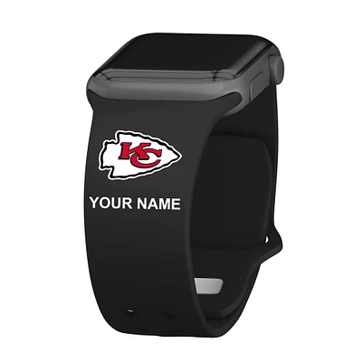 Kansas City Chiefs 38/40/41mm Personalized Silicone Apple Watch Band