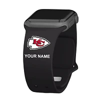 Kansas City Chiefs 38/40/41mm Personalized Silicone Apple Watch Band