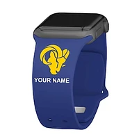 Los Angeles Rams 38/40/41mm Personalized Silicone Apple Watch Band