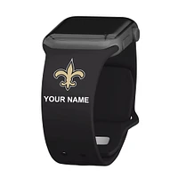 New Orleans Saints 38/40/41mm Personalized Silicone Apple Watch Band