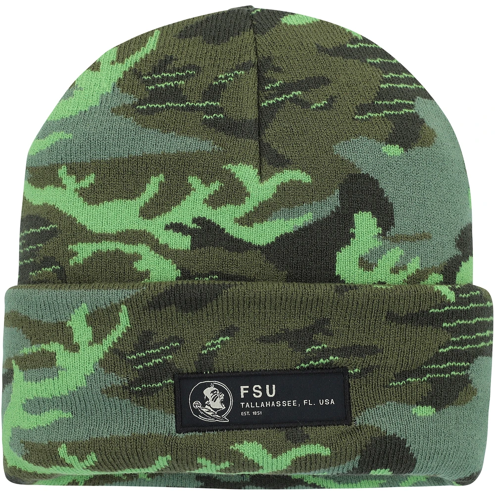 Men's Nike Camo Florida State Seminoles Veterans Day Cuffed Knit Hat