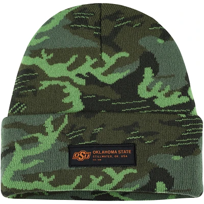 Men's Nike Camo Oklahoma State Cowboys Veterans Day Cuffed Knit Hat