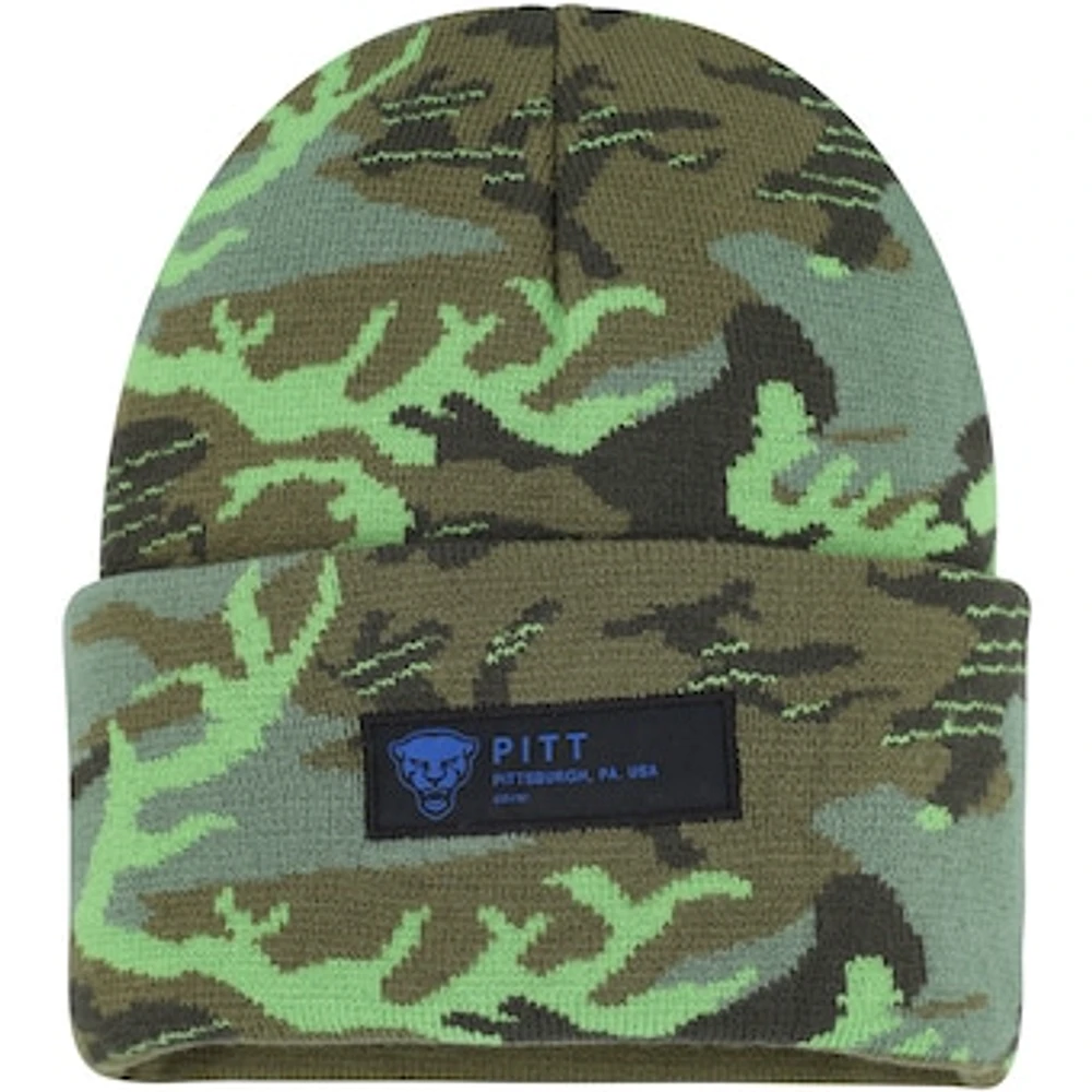 Men's Nike Camo Pitt Panthers Veterans Day Cuffed Knit Hat