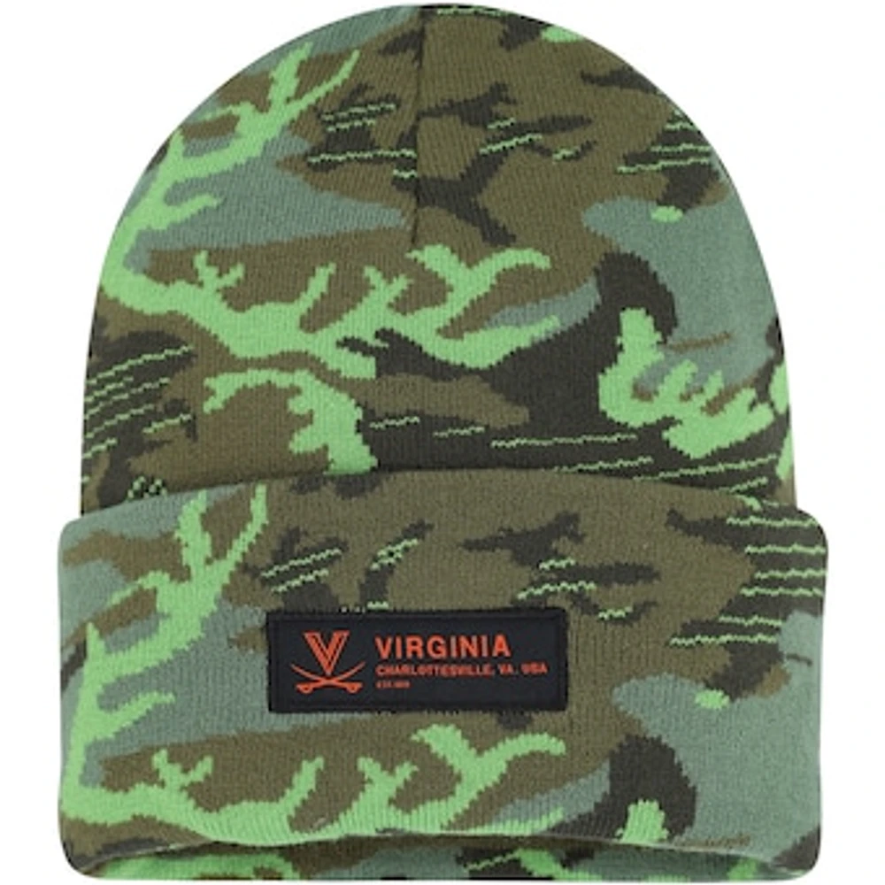 Men's Nike Camo Virginia Cavaliers Veterans Day Cuffed Knit Hat