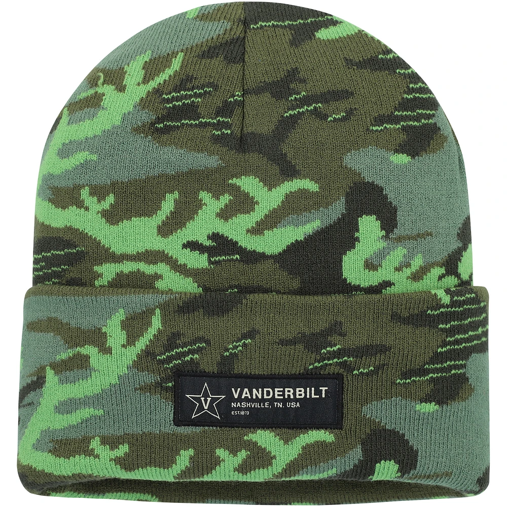 Men's Nike Camo Vanderbilt Commodores Veterans Day Cuffed Knit Hat