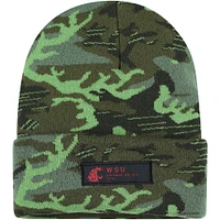 Men's Nike Camo Washington State Cougars Veterans Day Cuffed Knit Hat