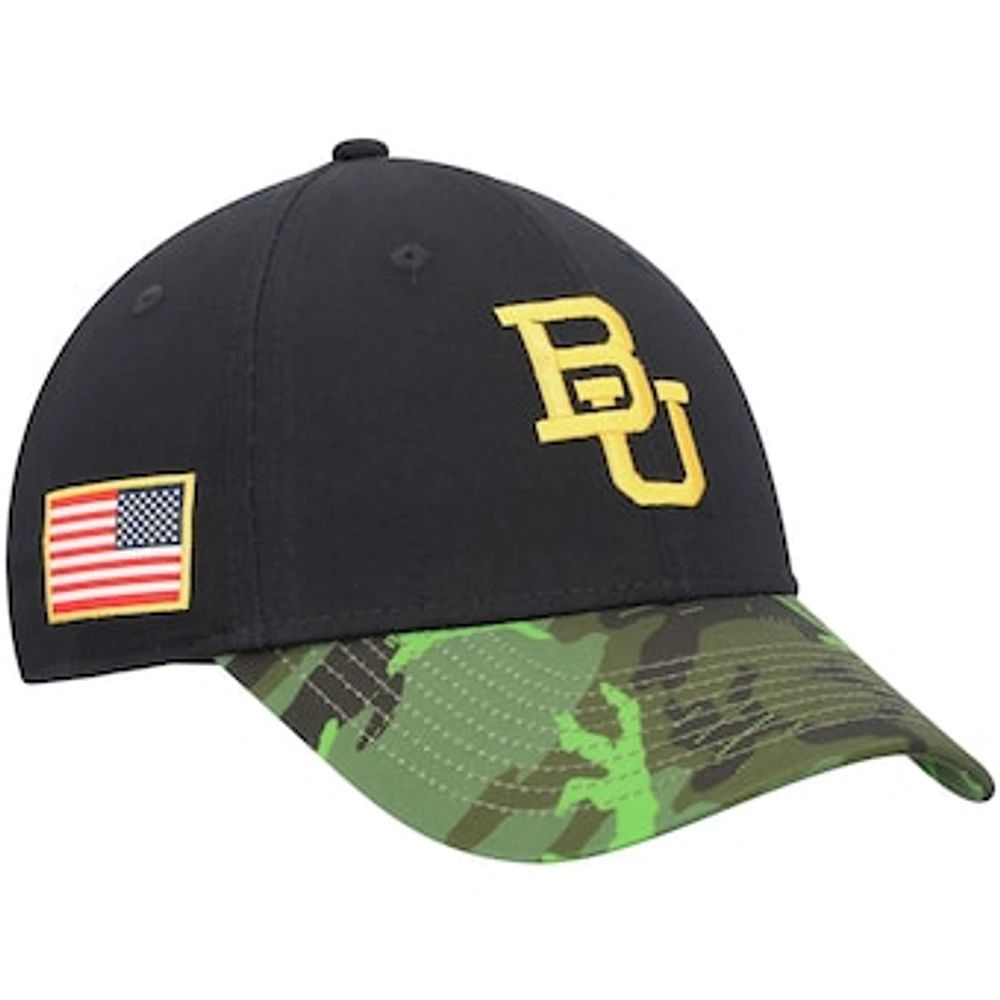 Men's Nike Black/Camo Baylor Bears Veterans Day 2Tone Legacy91 Adjustable Hat