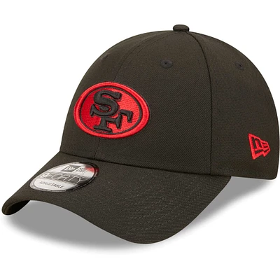 Men's New Era Black San Francisco 49ers The League 9FORTY Adjustable Hat