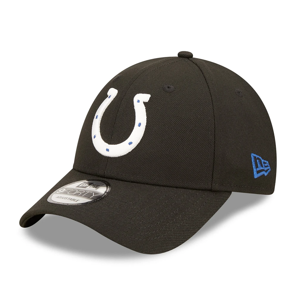 Men's New Era Black Indianapolis Colts The League 9FORTY Adjustable Hat