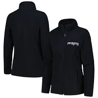 Women's Dunbrooke Navy New England Patriots Hayden Polar Fleece Full-Zip Jacket