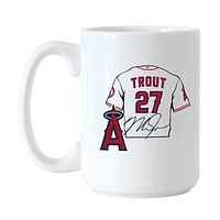 Mike Trout Los Angeles Angels 15oz. Player Mug