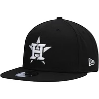 Men's New Era Black Houston Astros Team 9FIFTY Snapback Hat