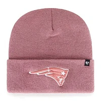 Women's '47  Pink New England Patriots Haymaker Cuffed Knit Hat