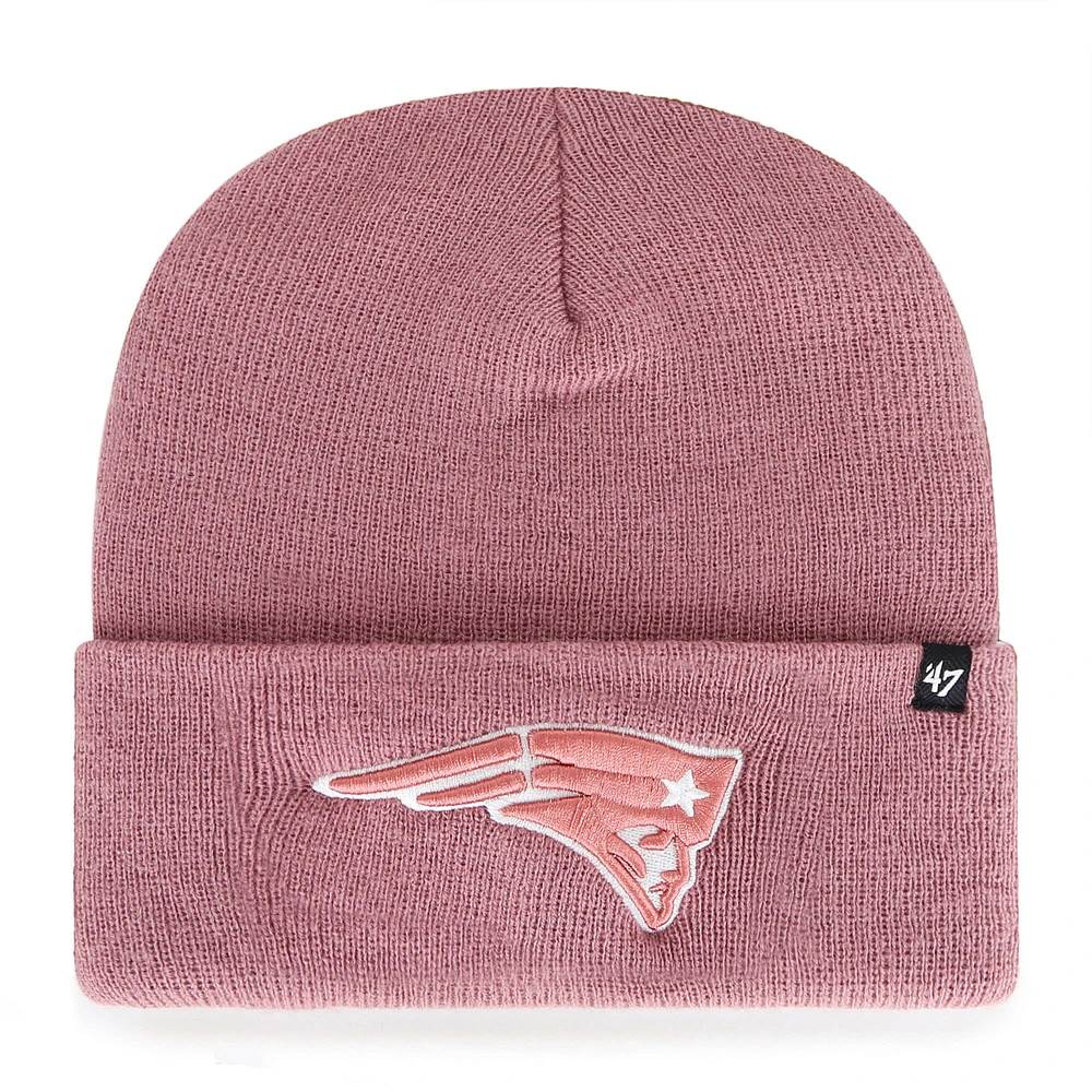 Women's '47 Pink New England Patriots Haymaker Cuffed Knit Hat