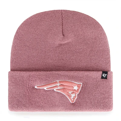 Women's '47  Pink New England Patriots Haymaker Cuffed Knit Hat
