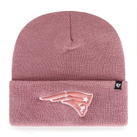 Women's '47  Pink New England Patriots Haymaker Cuffed Knit Hat