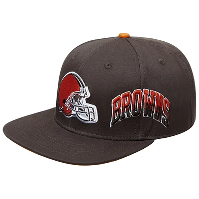 Men's Pro Standard Brown Cleveland Browns Hometown Snapback Hat