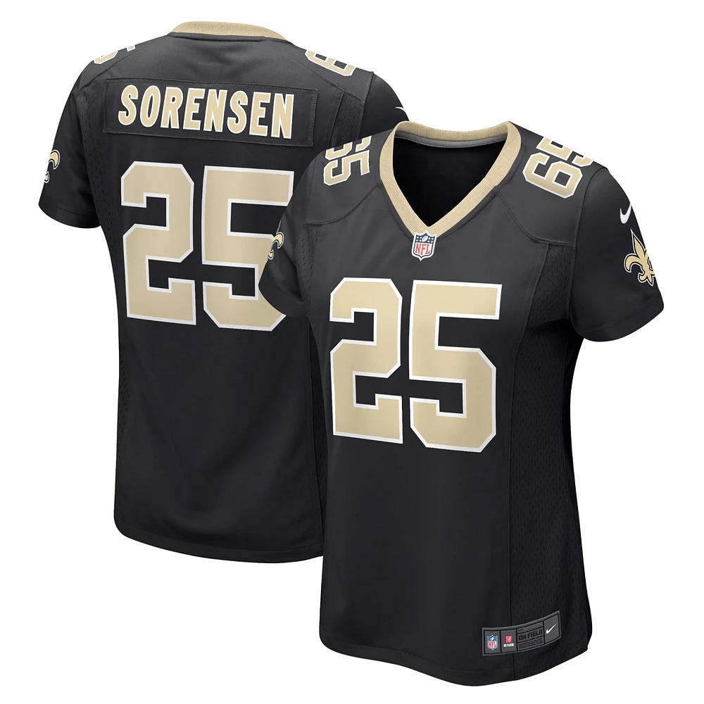 Women's Nike Daniel Sorensen Black New Orleans Saints Player Game Jersey