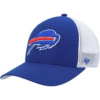 Youth '47 Royal/White Buffalo Bills Adjustable Trucker Hat