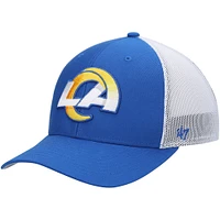 Men's '47 Royal/White Los Angeles Rams Trophy Trucker Flex Hat