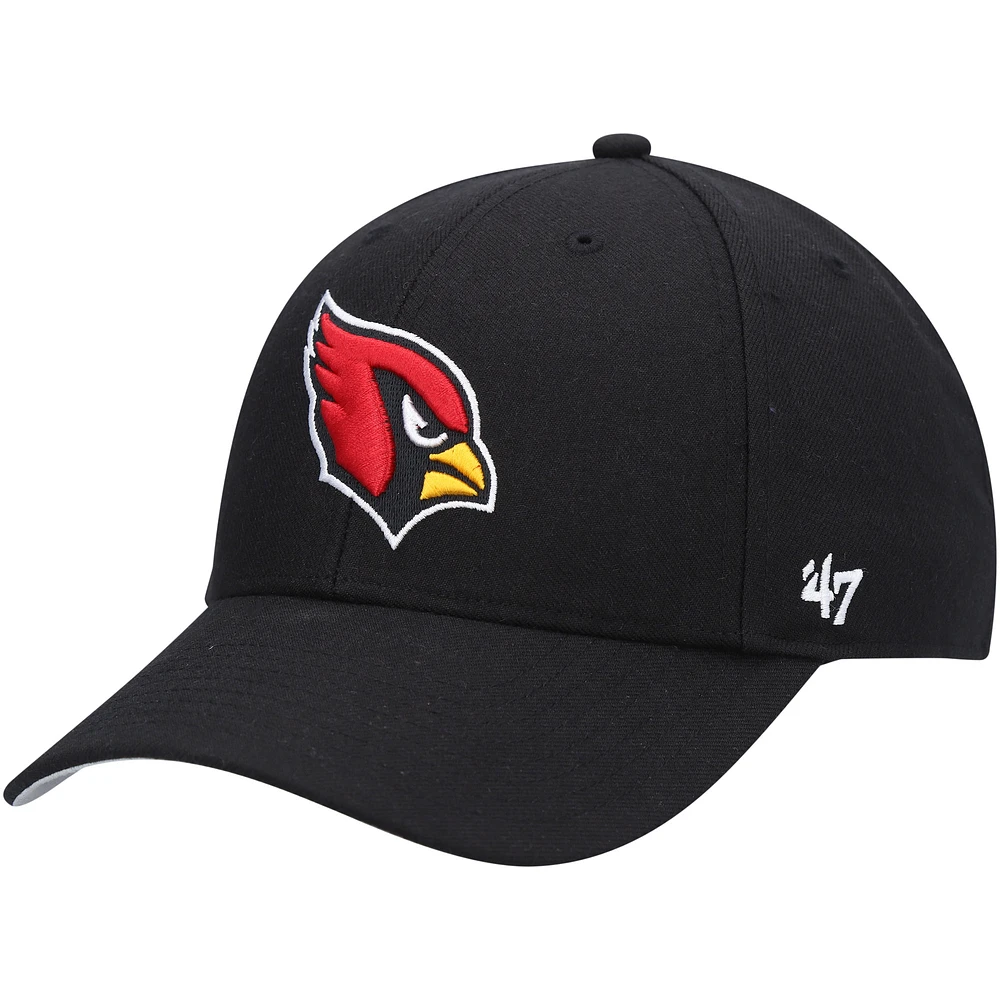 Men's '47 Black Arizona Cardinals MVP Adjustable Hat