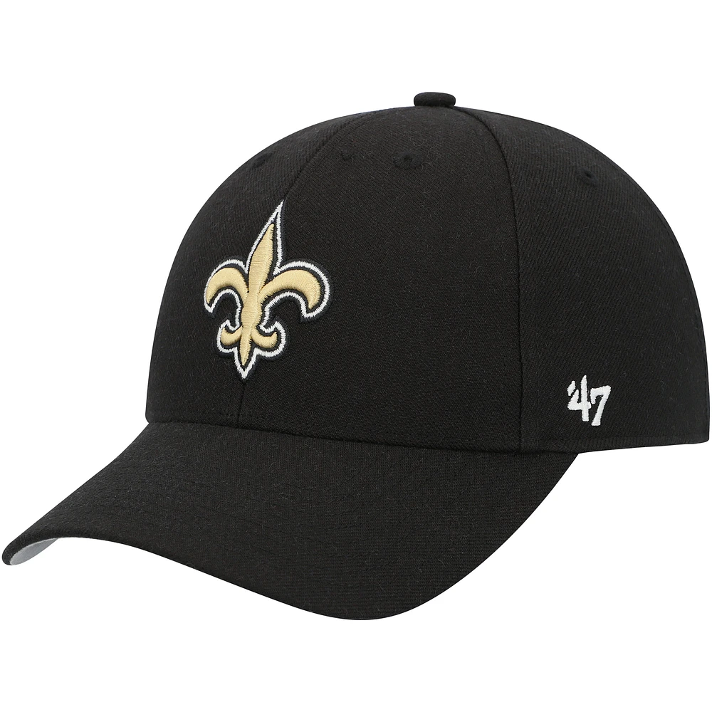 Men's '47 Black New Orleans Saints MVP Adjustable Hat