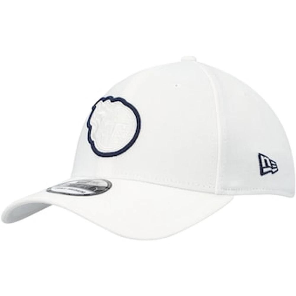 Men's New Era White Tennessee Titans Team Out 39THIRTY Flex Hat