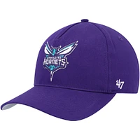 Men's '47 Purple Charlotte Hornets Hitch Snapback Hat