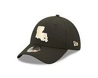 Men's New Era Black New Orleans Saints Elemental 39THIRTY Flex Hat