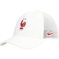 Men's Nike White France National Team Legacy91 Aerobill Performance Flex Hat