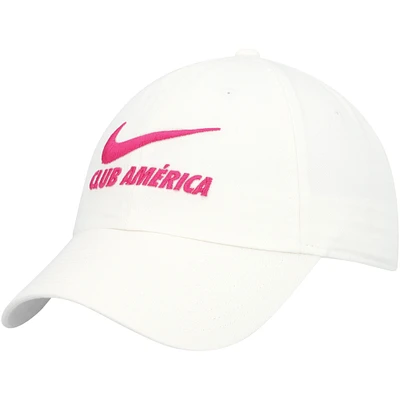 Women's Nike White Club America Campus Adjustable Hat