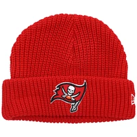 Men's New Era Red Tampa Bay Buccaneers Fisherman Skully Cuffed Knit Hat