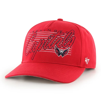 Men's '47 Red Washington Capitals Marquee Hitch Snapback Hat