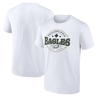 Men's Fanatics White Philadelphia Eagles Celtic T-Shirt