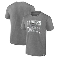 Men's Heather Charcoal Las Vegas Raiders Force Out T-Shirt