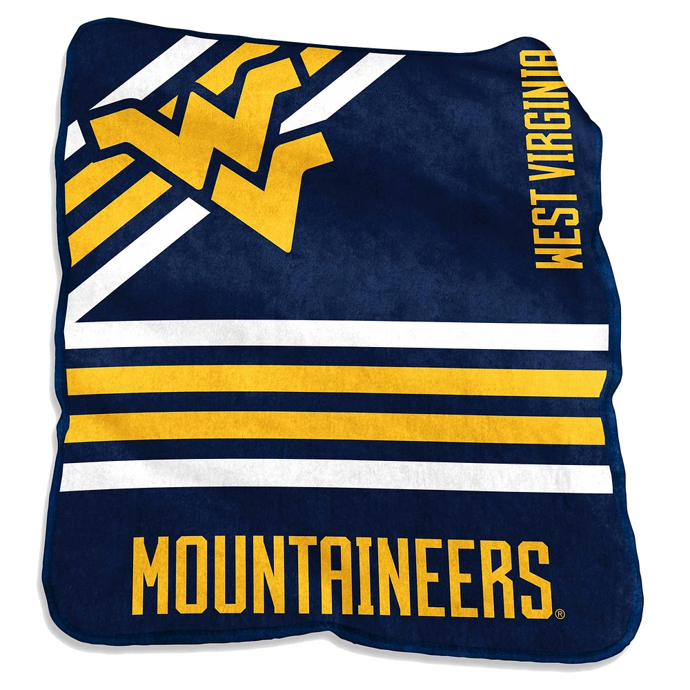 West Virginia Mountaineers 50" x 60" Plush Raschel Throw Blanket