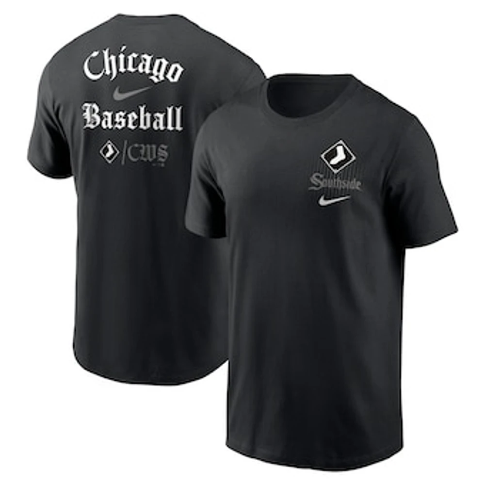 Men's Nike  Black Chicago White Sox City Connect 2-Hit T-Shirt