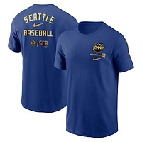 Men's Nike  Royal Seattle Mariners City Connect Double T-Shirt