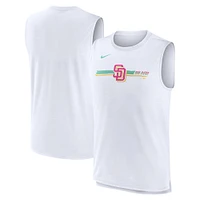 Men's Nike White San Diego Padres City Connect Muscle Tank Top