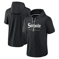 Men's Nike  Black Chicago White Sox City Connect Short Sleeve Pullover Hoodie