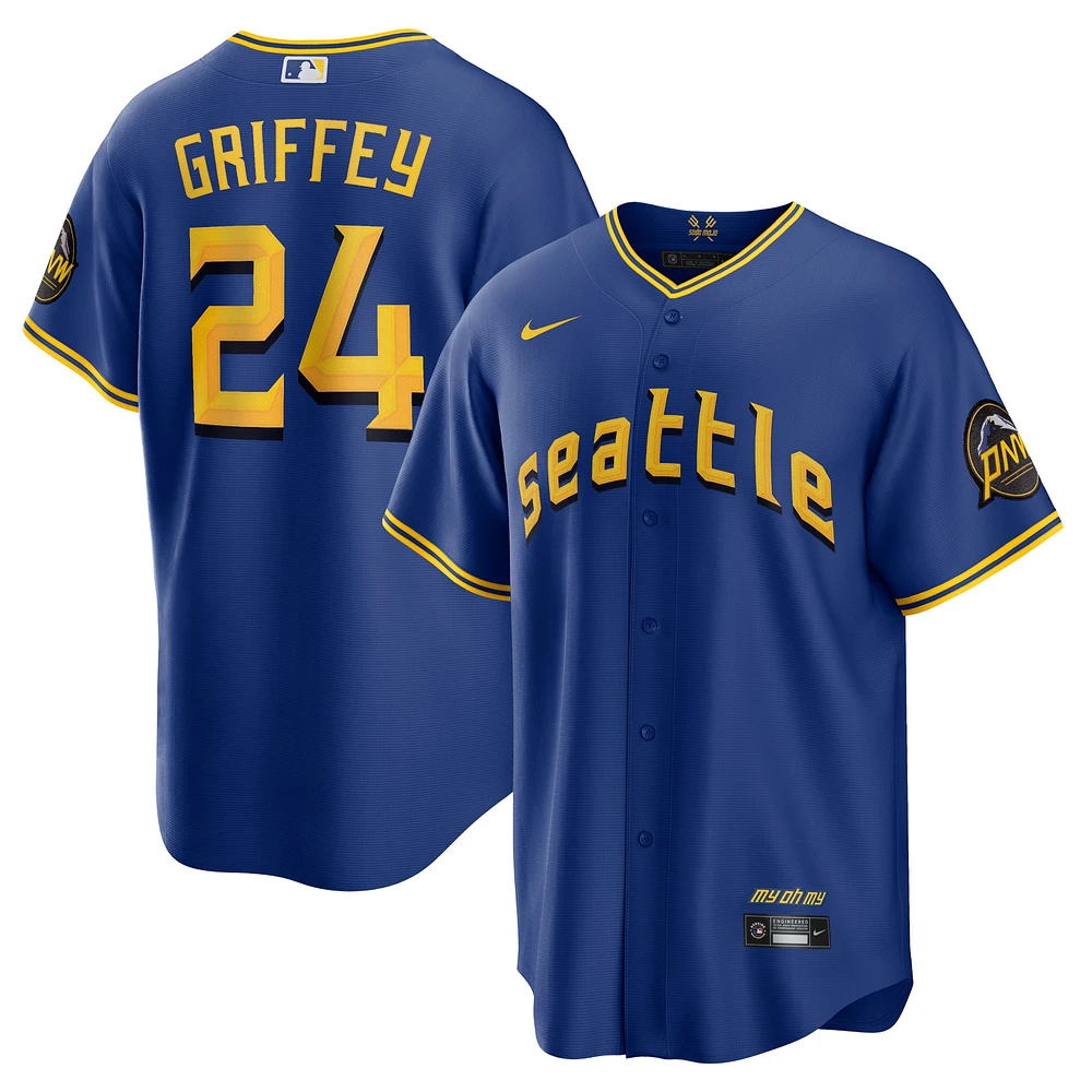 Men's Nike Ken Griffey Jr. Royal Seattle Mariners City Connect Replica Player Jersey