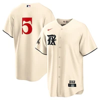 Men's Nike Corey Seager Cream Texas Rangers City Connect Replica Player Jersey