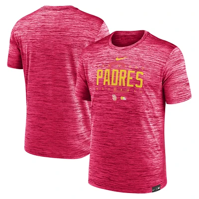 Men's Nike Pink San Diego Padres City Connect Velocity Practice Performance T-Shirt