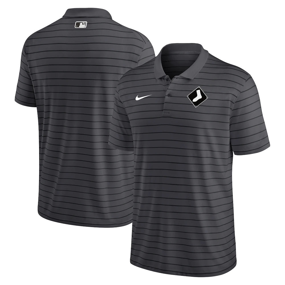 Men's Nike Charcoal Chicago White Sox City Connect Authentic Collection Victory Performance Polo