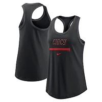 Women's Nike  Black Cincinnati Reds City Connect Racerback Tank Top