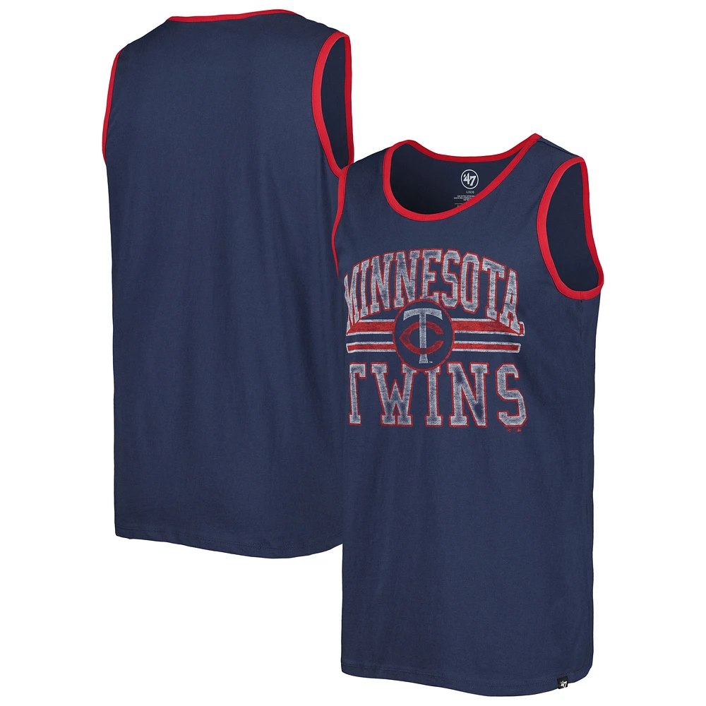 Men's '47 Navy Minnesota Twins Winger Franklin Tank Top