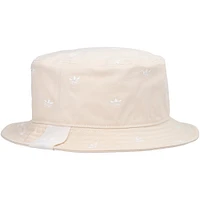 Men's adidas Originals Khaki All-Over Print Trefoil Bucket Hat